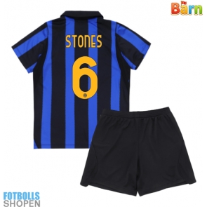 Billiga Inter Milan John Stones #6 Hemmatröja Barn 2026-27 Kortärmad (+ Korta byxor)